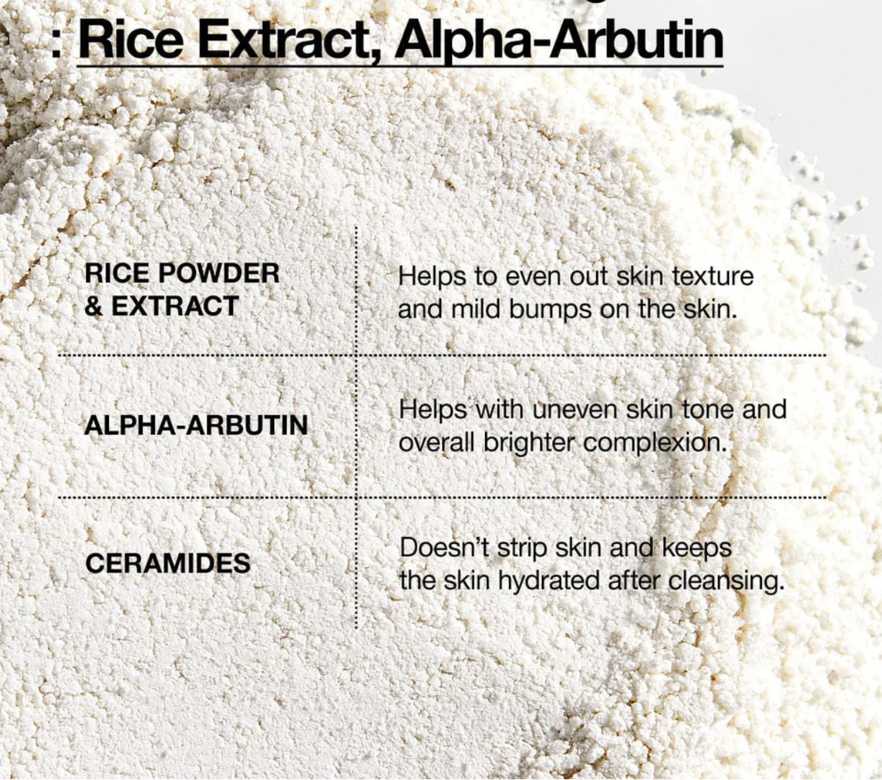 Anua Rice Enzyme Brightening Cleansing Powder