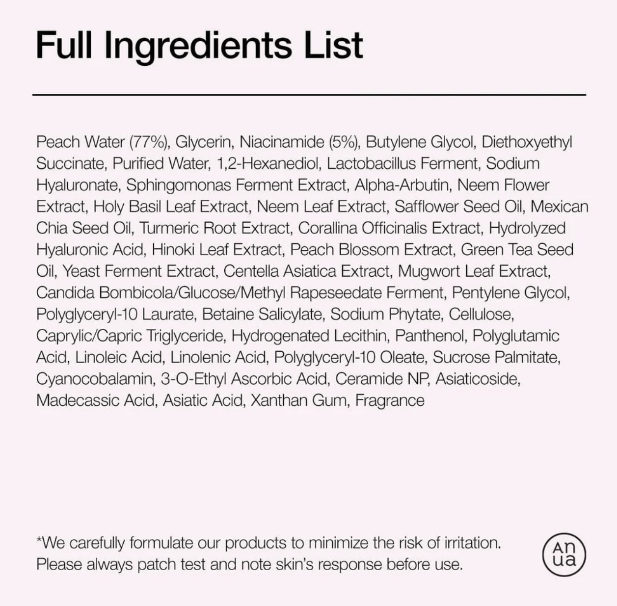 Anua Peach 70% Niacinamide Serum