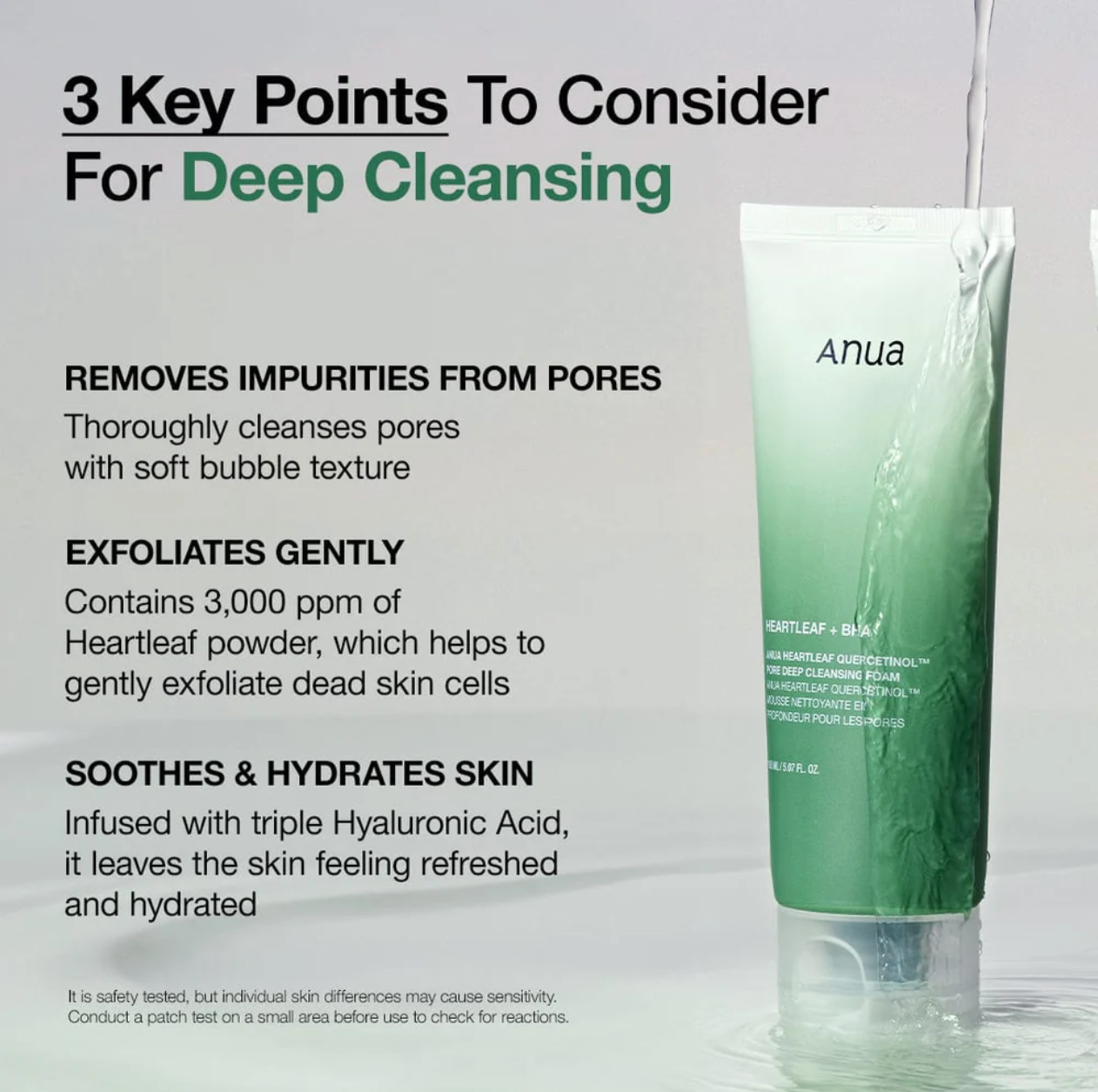 Anua Heartleaf Quercetinol Pore Deep Cleansing Foam