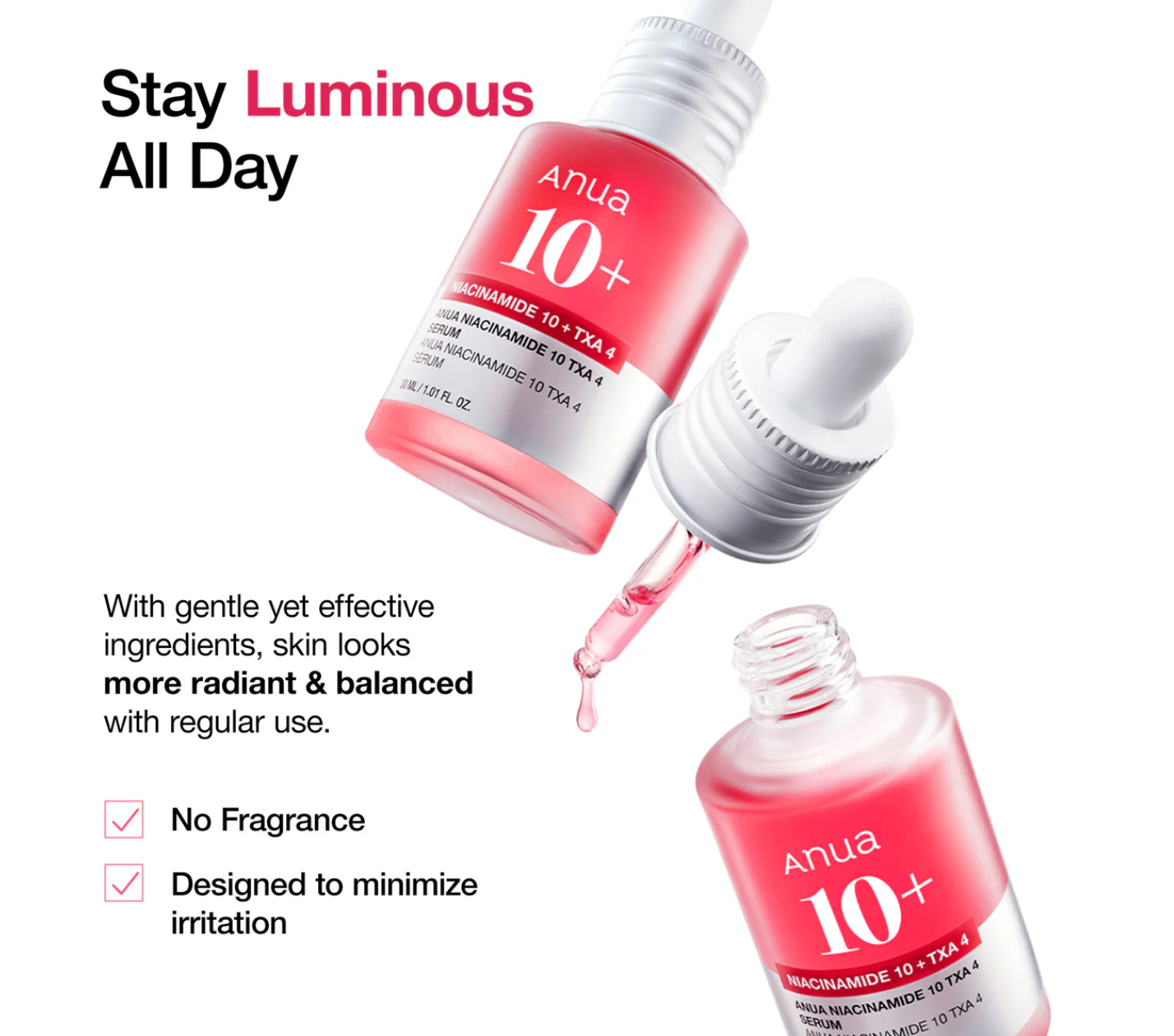 Anua NIACINAMIDE 10%+TXA 4% Serum